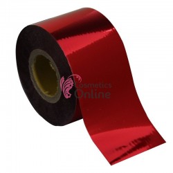 Folii de transfer, folie de unghii  Metalizat Rosie F016